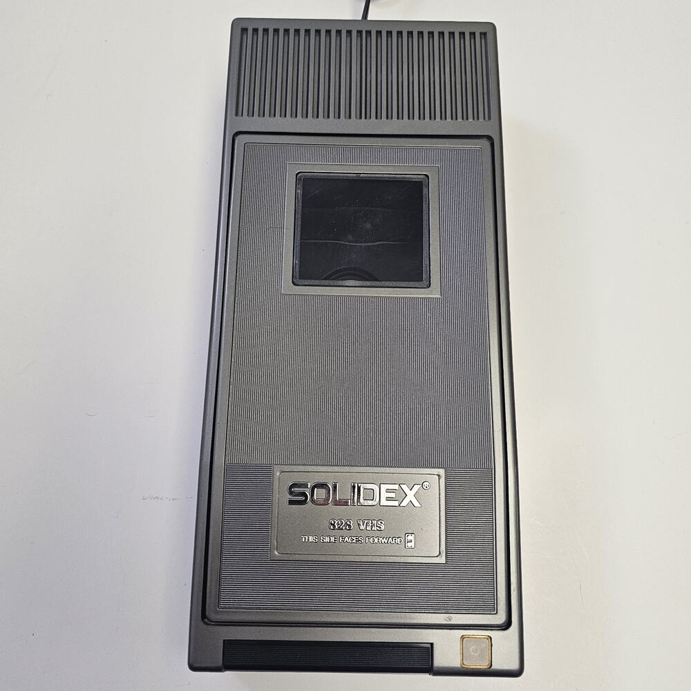 SOLIDEX Video Cassette Rewinder VHS 1224 Listed E119752 Tested Works